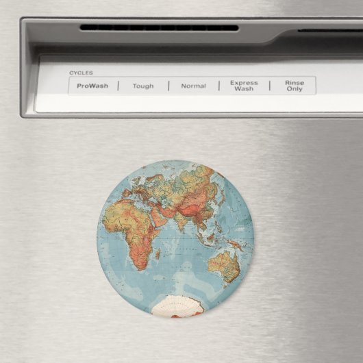 Wereldkaart Magneet (Insitu (Vaatwasser))