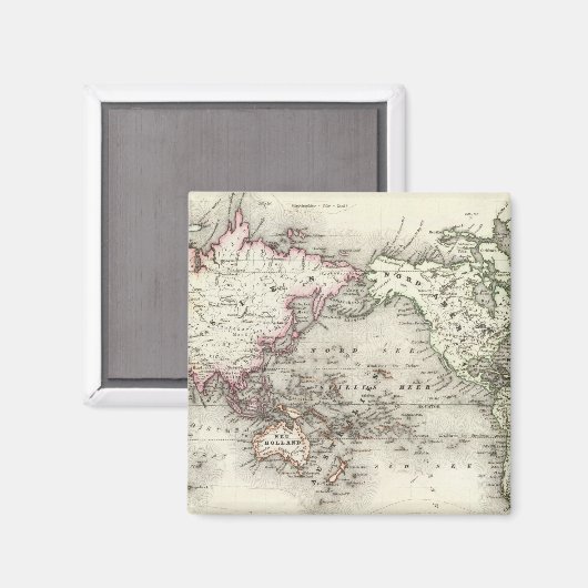 Wereldkaart Magneet (Voorkant / Achterkant)