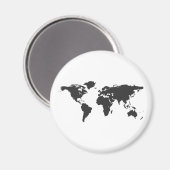 Wereldkaart magneet (Voorkant / Achterkant)
