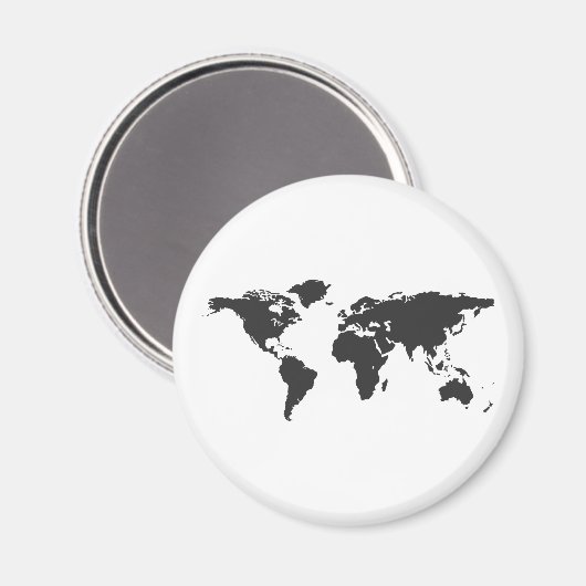 Wereldkaart magneet (Voorkant / Achterkant)