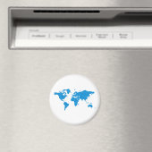 Wereldkaart Magneet (Insitu (Vaatwasser))