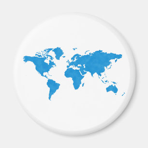 wereldkaart magneet