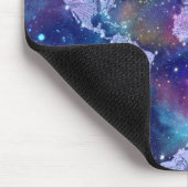 wereldkaart melkwegblauw 4 muismat (Hoek)