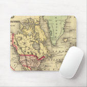 wereldkaart met de routes van het zee van Explorer Muismat (Met muis)