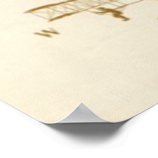  wereldkaart met landen poster (Hoek)