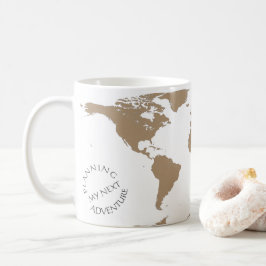 Wereldkaart - Mijn volgende avontuur plannen - Op  Koffiemok