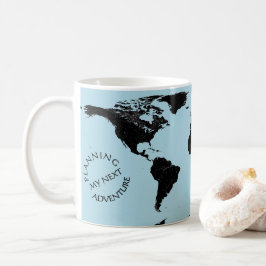 Wereldkaart - Mijn volgende avontuur plannen - Op  Koffiemok