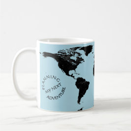 Wereldkaart - Mijn volgende avontuur plannen - Op  Koffiemok