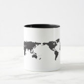 wereldkaart mok (Midden)