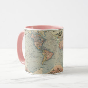 Wereldkaart Mok