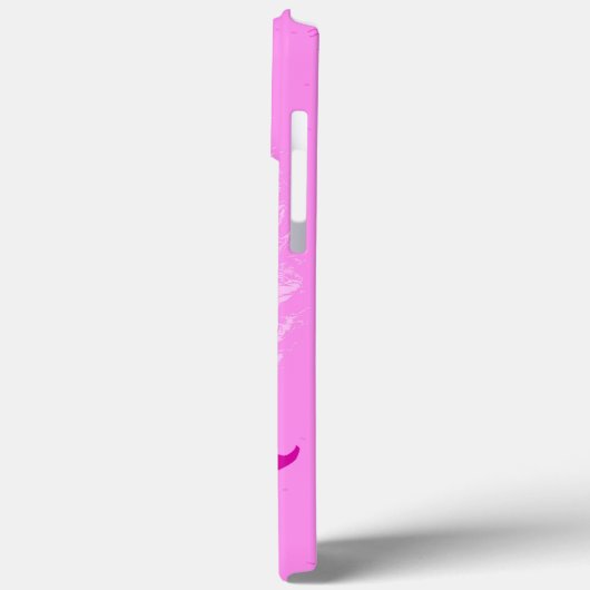 Wereldkaart Monogrammen reizigers Blush Pink Paars Case-Mate iPhone Case (Achterkant / Links)