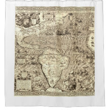 Wereldkaart Monsters Atlantische Oceaan