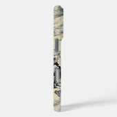  Wereldkaart Monsters Narwhal en Vliegende vis Case-Mate iPhone Case (Achterkant / Rechts)