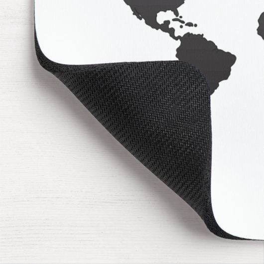 wereldkaart muismat (Hoek)