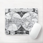 Wereldkaart Muismat (Met muis)