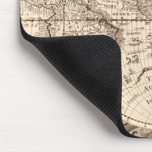  Wereldkaart Muismat (Hoek)