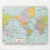 Wereldkaart Muismat (Voorkant)