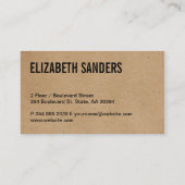 Wereldkaart | Natuurlijk 2 Visitekaartje (Achterkant)