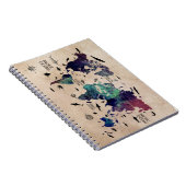 wereldkaart notebook notitieboek (Rechterzijde)