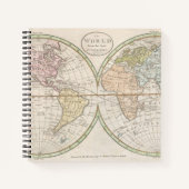  Wereldkaart Notitieboek (Voorkant)