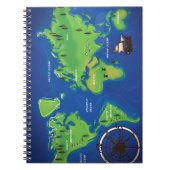 Wereldkaart Notitieboek (Voorkant)