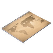 wereldkaart notitieboek (Linkerzijde)