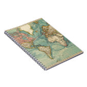  Wereldkaart Notitieboek (Rechterzijde)