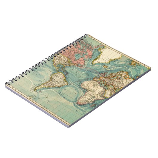 Wereldkaart Notitieboek (Linkerzijde)