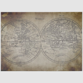 wereldkaart ontkoppelen papier