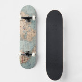 Wereldkaart op Mercatorprojectie Skateboard (Voorkant)
