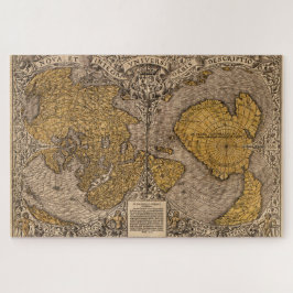 Wereldkaart Orbital Vintage (1531) Legpuzzel