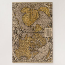 Wereldkaart Orbital Vintage (1531) Legpuzzel