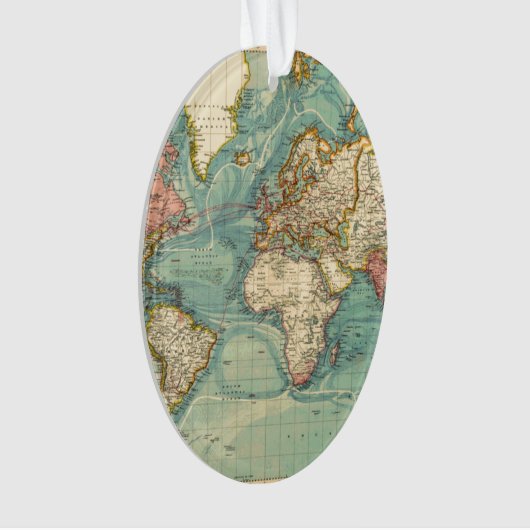 Wereldkaart Ornament (voorkant)