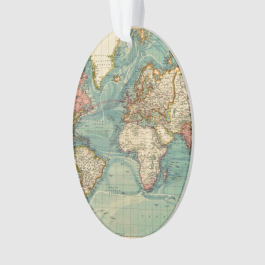 Wereldkaart Ornament (voorkant)