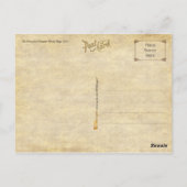 Wereldkaart Orontius Finaeus, 1531 Briefkaart (Achterkant)