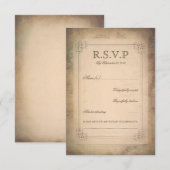  Wereldkaart Oude bruiloft RSVP Kaarten (Voorkant / Achterkant)