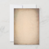 Wereldkaart Oude bruiloft RSVP Kaarten Kaartje (Achterkant)