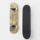 Wereldkaart over Mercators Projection Skateboard (Voorkant)