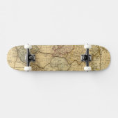 Wereldkaart over Mercators Projection Skateboard (Horizontaal)