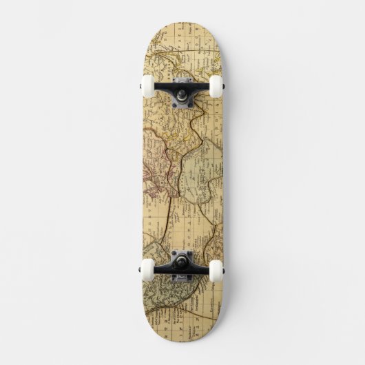 Wereldkaart over Mercators Projection Skateboard (Voorkant)