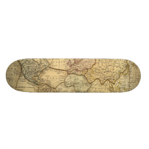 Wereldkaart over Mercators Projection Skateboard