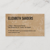 Wereldkaart (overzicht) | Natuurlijk Visitekaartje (Achterkant)