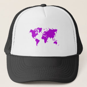 WERELDKAART - PAARS TRUCKER PET