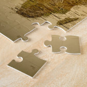  Wereldkaart Paspoort, Game Night, Gepersonaliseer Legpuzzel (Zijkant)