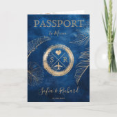 Wereldkaart paspoort Mexico Wedding Destination Pa (Voorkant)