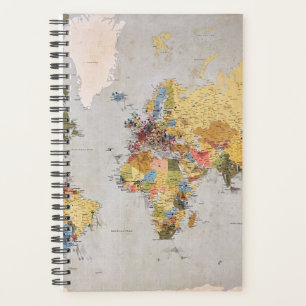 wereldkaart planner
