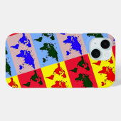 wereldkaart pop Case-Mate iPhone case (Achterkant (horizontaal))
