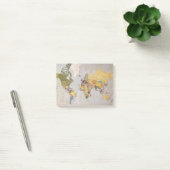 wereldkaart post-it® notes (Kantoor)