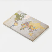 wereldkaart post-it® notes (Schuin)