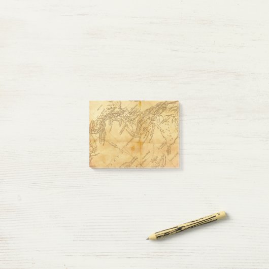 wereldkaart post-it® notes (Op bureau)